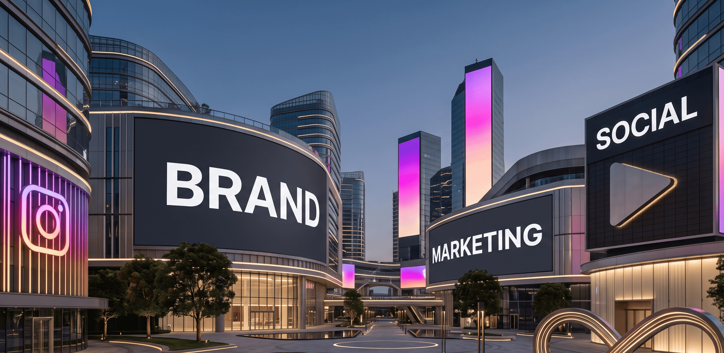 Brand assets, social media preview and campaign analytics